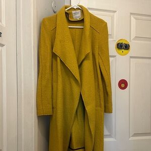 Mustard Yellow Long Coat